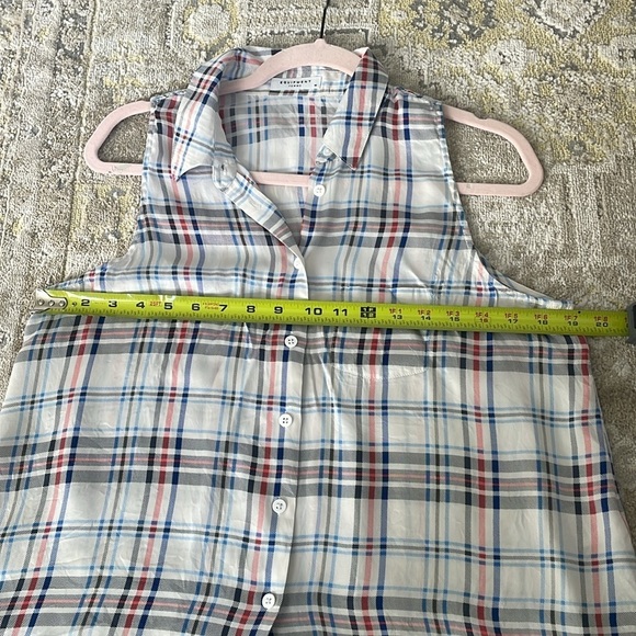 Equipment Mina Plaid Silk Blouse - Picture 8 of 12